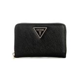 Guess Kadın Laurel Ii Medium Fermuarlı Cüzdan, Siyah, Tek Beden