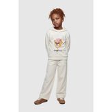 Guess Kız Çocuk Krem Sweatshirt - Ekru - 7 Yaş