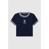 Guess Kız Çocuk Lacivert Tshirt - 7 Yaş