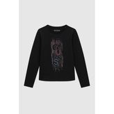 Guess Kız Çocuk Siyah Tshirt - 12 Yaş