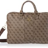 Guess laptop çantası 4g metal logosu 15-16 kahverengi