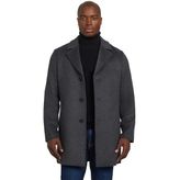 Guess Melton Erkek Yün Karışımlı Kaban M4BL3SWGJ82, Siyah, XL