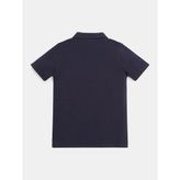 Guess Piquet Erkek Çocuk Regular Fit Polo T-Shirt L2GP02KAPY0, Lacivert, 8 Yaş
