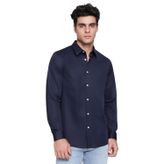Guess Solid Erkek Regular Fit Gömlek M6RH64WJ970, Lacivert, S