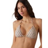 Guess Triangle Kadın Üçgen Bikini Üstü E5GJ36KCRL2, Bej, L