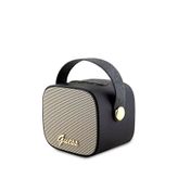 Guess Yazı Logolu Askılı Pu Deri 5w Bluetooth Hoparlör - Siyah