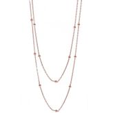 Gümüş 100 cm top top zincir