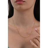 Gümüş Altın Yaldızlı Pullu Gurmet Zincir. Sgtl10625gold