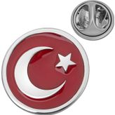 Gümüş Ay Yıldız Rozet SL7123