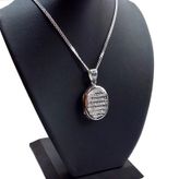 Gümüş Ayetel Kürsi Kolye