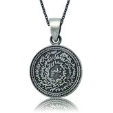Gümüş Kıtmir Mühr-Ü Şerif Bayan Kolye