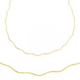 Gümüş Omega Choker Zincir
