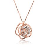 Gümüş Rose Gül Kadın Kolye SL3000