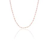 Gümüş Rose Mekik Pullu Kolye Sgtl10496rose
