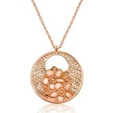 Gümüş Rose Yaşam Çiçeği Kolye SL4475