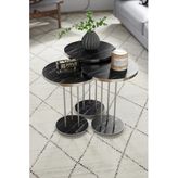 Gümüş Terra Zigon Bendir Siyah 3'Lü