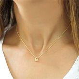 Gumush Gold 3 Boyutlu G Harf Bayan Gümüş Kolye