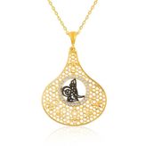 Gumush Gold Tuğra Bayan Gümüş Kolye