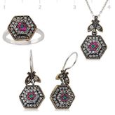 Gumush Otantik Kadın Gümüş Set