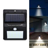 Güneş Enerjili 20 Ledli Sensörlü Duvar Tipi Solar Lamba
