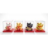 Güneş Enerjili Sallanan Şans Kedisi - Maneki Neko Liv326