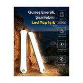 Güneş Enerjili Şişirilebilir Led Kamp Lambası 4000Mah Solar Işık, Outdoor & Acil Durum Aydınlatma