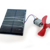 Güneş Paneli, Mini Motor ve Pervane Seti