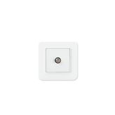 Günsan Elektrik 01379300-100172 Radius Tekli F Konnektörlü Fildişi Beyazı Uydu Priz