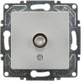 Günsan Elektrik Eqona Tekli Uydu Prizi Eko Gümüş Mekanizma