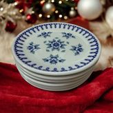 Güral Porselen 6'lı Pasta Tabağı 19CM Etnik Çiçek