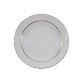 Güral Porselen 6'lı Sedef 19 cm Çukur Tabak İki File, Beyaz