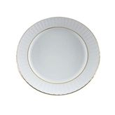 Güral Porselen Yaldızlı 17 cm 12 Adet Çukur Yemek Tabağı