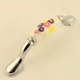 Gürçay Çiğdem 96 mm Krom Porselen Kulp