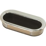 Gürçay Hırdavat Gömme Kulp Oval Parlak Krom 2'li