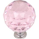 Gürçay Hırdavat Kristal Kulp 30 mm Pembe 2'li