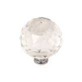 Gürçay Hırdavat Kristal Kulp 30mm Şeffaf (2 Adet)