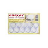 Gürçay Mıknatıslı Kapı Tamponu 8Cm Kapı Stoperi 5'Li Paket