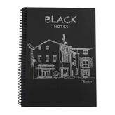 Gürmat 17x24 cm Spiralli 40 Yaprak Siyah Defter