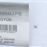 Gürmat Büyük Numaralı Fiş