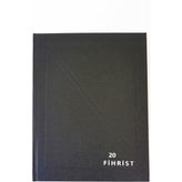 Gürpaş Ticari Fihrist 20'li 20X28 Cilt Bezli Siyah