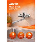Güven Aplike Eviye Bataryası - Krom