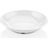 GuvenliPazar 6 Adet 20 cm Çukur Yemek Çorba Tabağı Makinede Yıkanabilir Beyaz Servis Tabağı (3,8 cm Yükseklik)