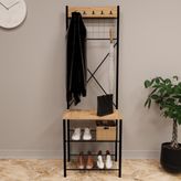 Güzelkan Madeni Eşya Geniş Metal Portmanto, Elbise Askılığı, Vestiyer, Ayakkabılık 1301