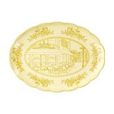 Guzzini Josephine Servis Tabağı Large 51x38 cm Sarı
