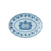 Guzzini Josephine Servis Tabağı Small 36x27 cm Mavi