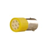 Gwest BA9S 24V-AC-DC Sarı Led Ampul