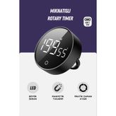 GWORKE RT-1 Mıknatıslı Zamanlayıcı, Mutfak Kronometresi, Pomodoro, Öğrenci Ders Çalışma Saati