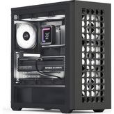 Gy Atelier D502A, Mid-Tower Kasa, Oyun Bilgisayarı Kasası, Airflow Mesh Ön Panel Tasarımı, 4 Rgb Fan Dahil, Atx Micro-Atx ve Mini-Itx Ana Kartlarla Uyumlu, Temperli Camdan Yan Panel, Siyah - 130 W