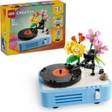 Gy Atelier LEGO Creator 3'ü 1 Arada Çiçekli Pikap 31172-8 Yaş ve Üzeri Kız ve Erkek Çocuklar Için Radyo ve Mikrofona Dönüşebilen Yaratıcı Oyuncak Yapım Seti, Müzik Oyuncakları Yaratıcı Hediye Fikri (366 Parça)