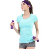 Gymo 2x1 kg Mor Neopren Dambıl